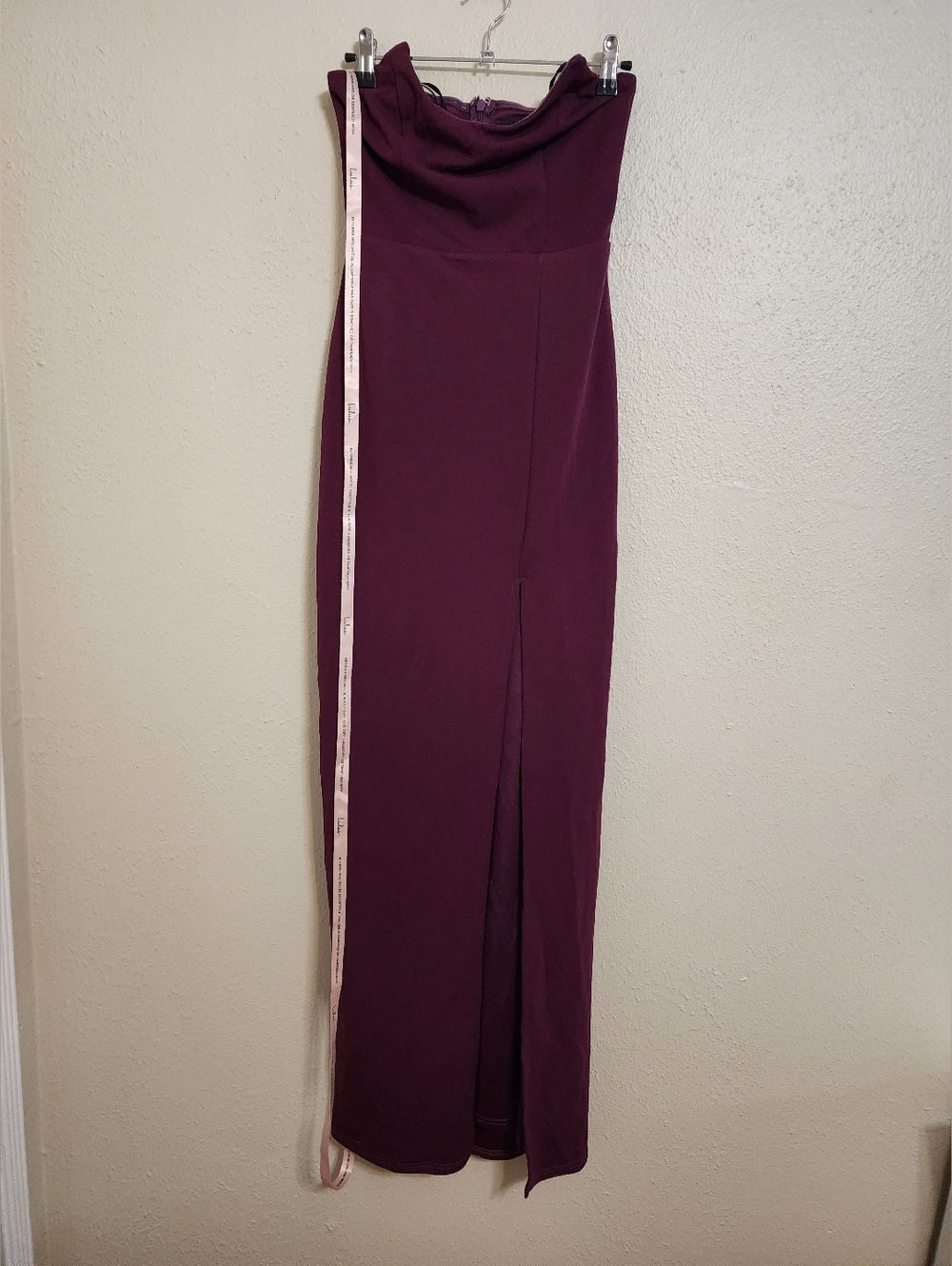 Lulus Sensational Beauty Plum Purple Strapless Maxi Dress S Wedding Party Prom - Picture 6 of 9
